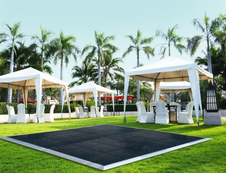 Black Sparkle Dance Floor (20x20)