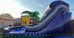 New20Waterslide20SIDE 1746035128 15-Foot Purple Splash Tropical Waterslide (NEW 2025)
